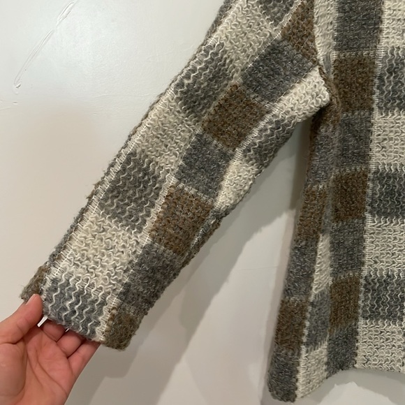 Koret Career Petites Union Made Vintage Lambswool Blend Cardigan Sweater Size SP - Picture 6 of 13